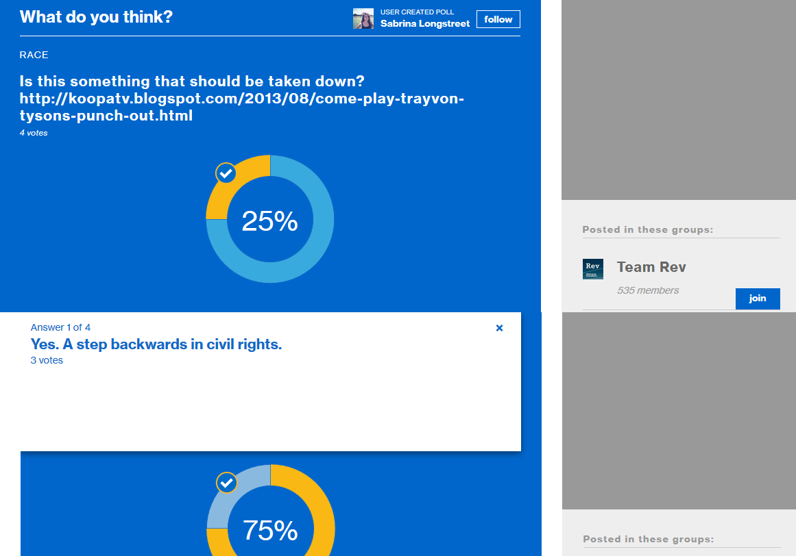 MSNBC viewers are pro-censorship MSNBC votes to censor Trayvon Tyson's Punch-Out!!