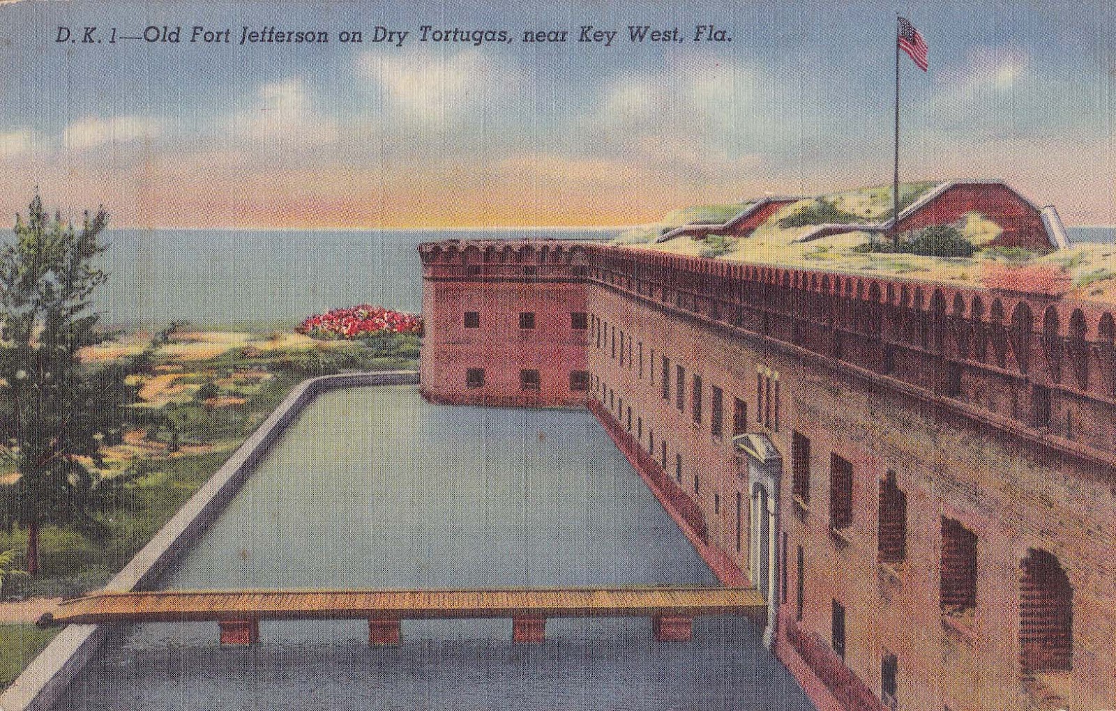 Postcards of Old Key West Fort Jefferson