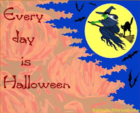 Every Day is Halloween, a humorous look at the corrolation between Halloween and everyday life | Graphic property of www.BakingInATornado.com | #humor #Halloween