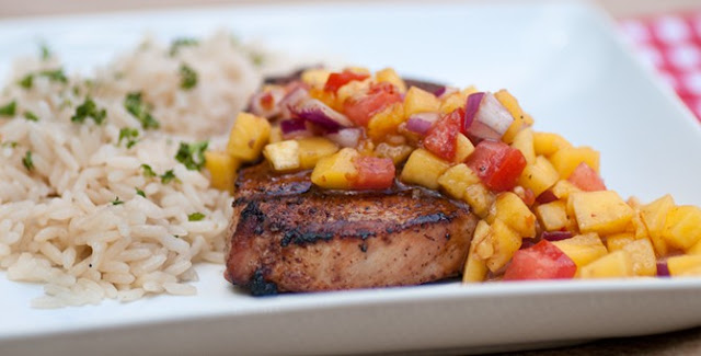 Roasted Pork with Mango Salsa Recipe