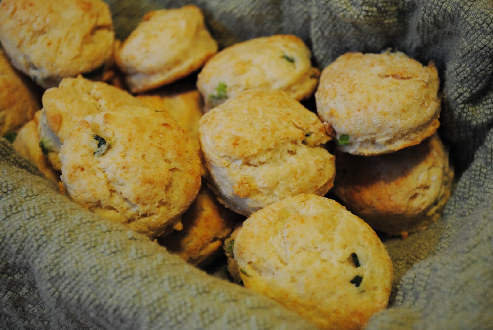 Lindsey Edits Mini Green Onion Biscuits