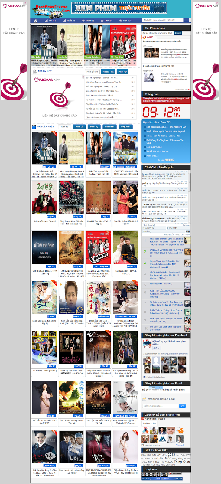 Share - Tổng hợp template xem phim Online cực đẹp cho Blogspot