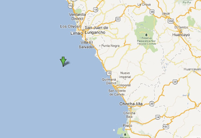 mapa epicentro temblor lima y callao 8 junio 2012