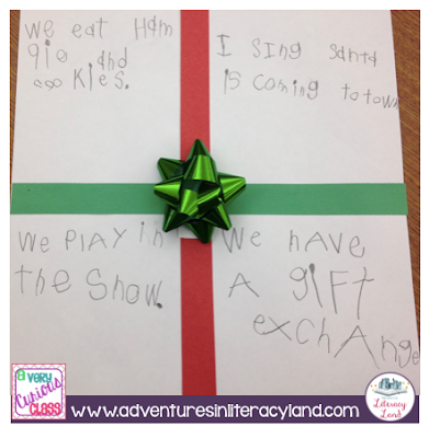 Looking for ways to motivate your students to write in the weeks before Winter Break?  Read to see a few ways these kindergarten children have been engaged in writing.