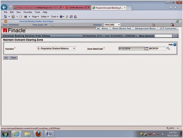 Steps for Opening of Accounts in Finacle - POFINACLEGUIDE