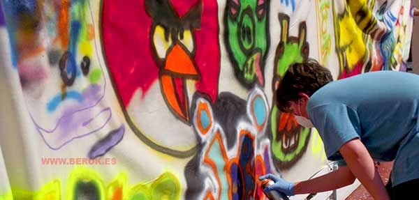 Escuela para aprender a pintar graffitis