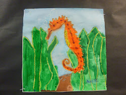 sea under watercolor 4th grade paintings