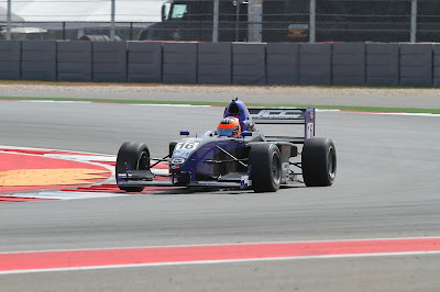 Lloyd Read at Circuit of the Americas in the Almost Everything Star Mazda