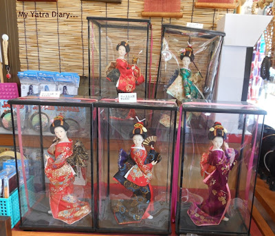 Japanese Dolls- Nakamise Dori Shopping arcade, Sensoji Temple - Japan