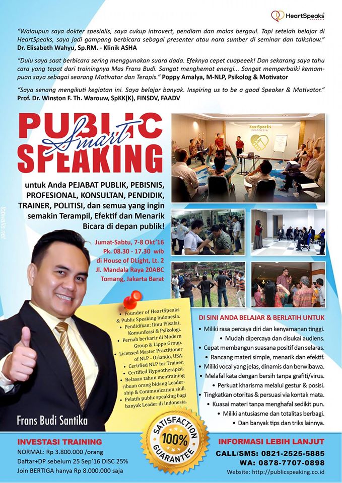 Belajar Crm Smart Public Speaking Workshop