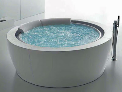 Bañera de Hidromasaje única de forma Redonda | Diseños de Baños