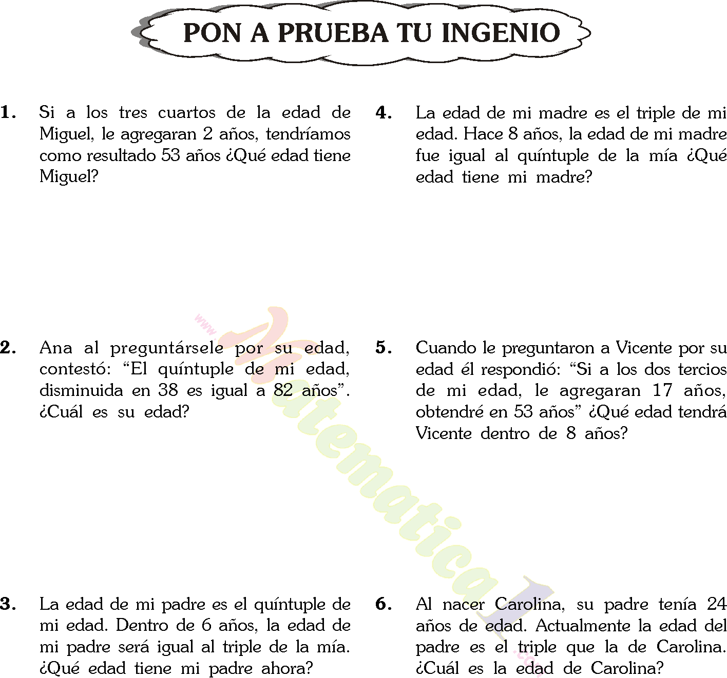 problemas de matematicas para cuarto de primaria para imprimir ... problemas de matematicas para cuarto de primaria para imprimir ...