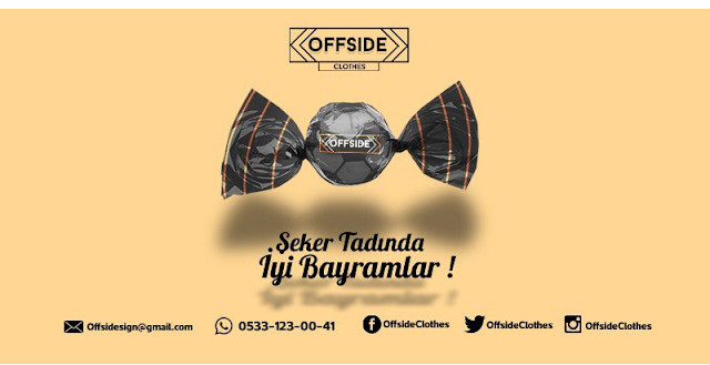 OFFSIDE CLOTHES Futbol Coşkusu Tadında, İyi Bayramlar