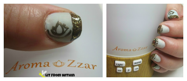 Aroma Zzar-inspired nailart