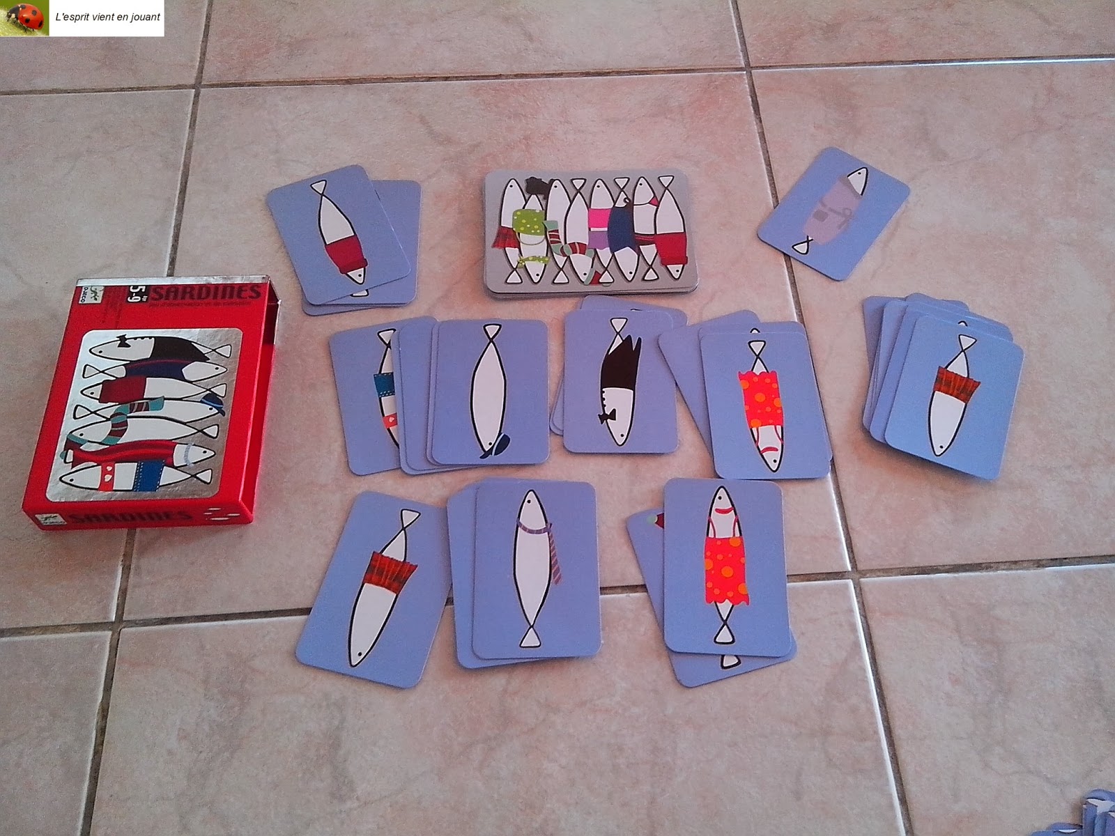 L'esprit vient en jouant [Jeu] Sardines (Djeco)