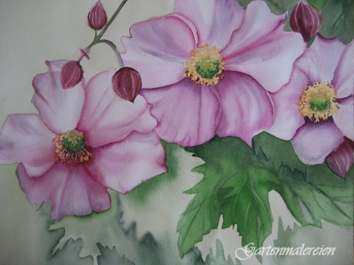 Gartenmalereien: Malmotive im August