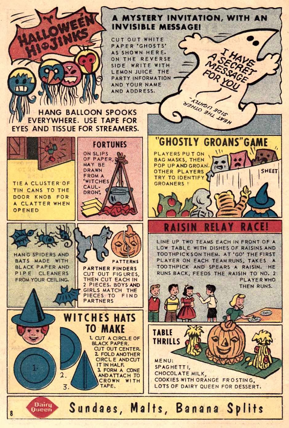 and everything else too Dairy Queen Party Book (1960)