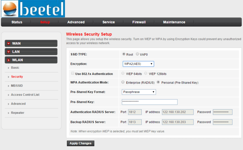 Beetel Router Configuration For Airtel Beetel Router Configuration For Airtel