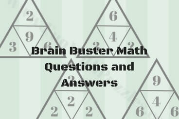 Brain Buster Math Questions and Answers