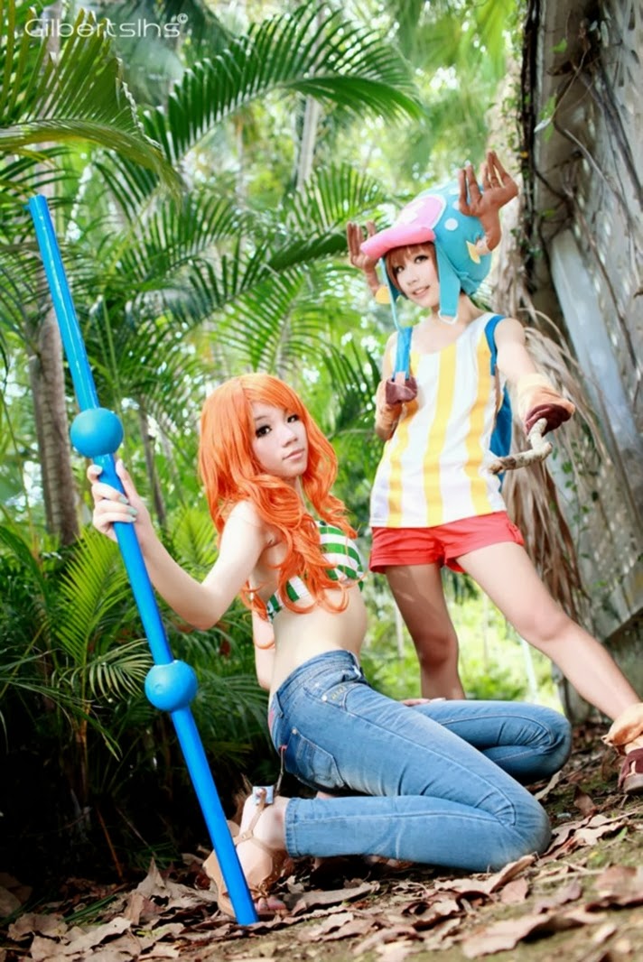animegirlsfantasi One Piece Cosplay Nami &amp; Chopper
