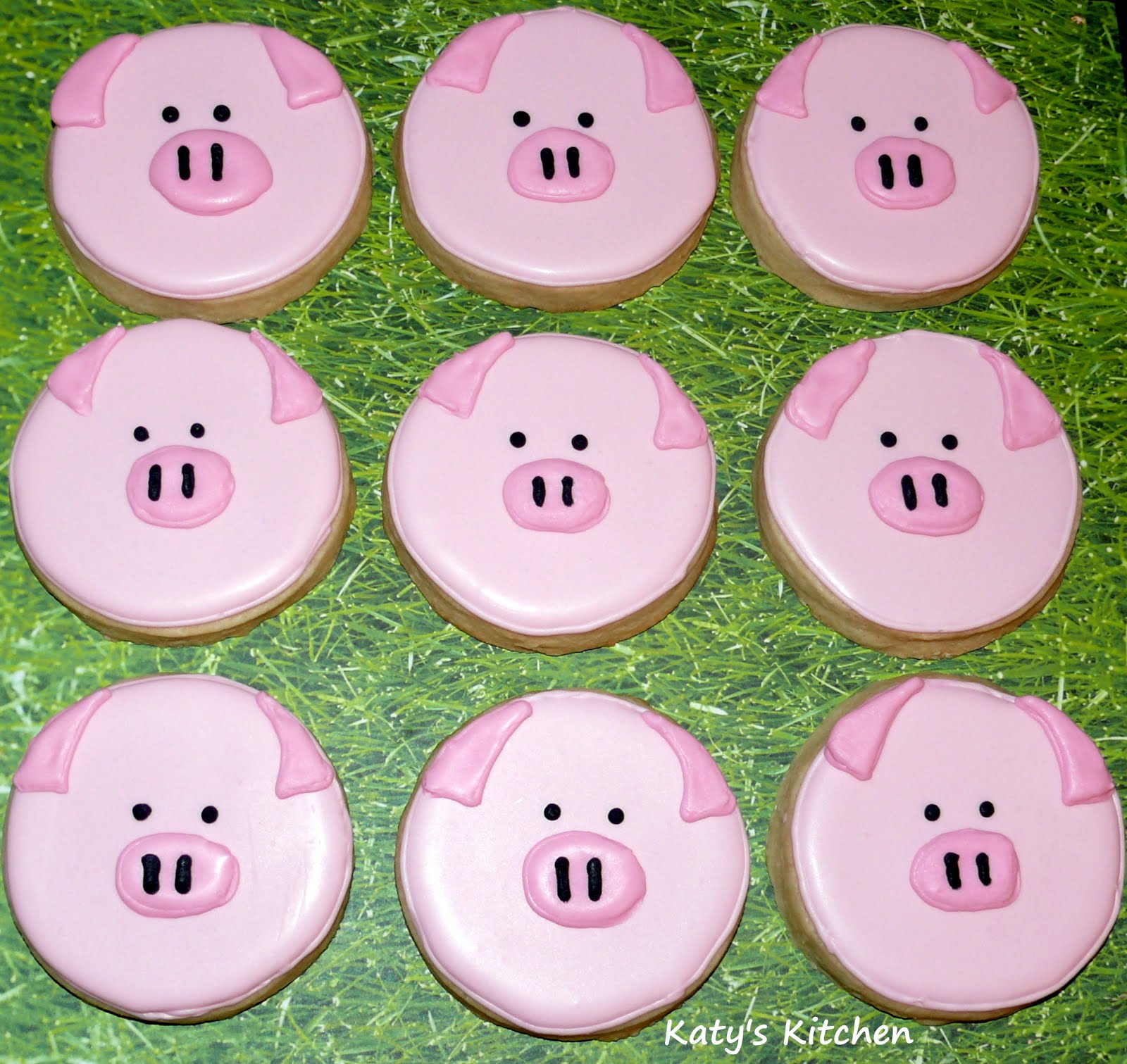Katy's Kitchen Pig Cookies