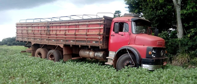 Iretama: PM recupera caminhão que havia sido roubado em Barbosa Ferraz