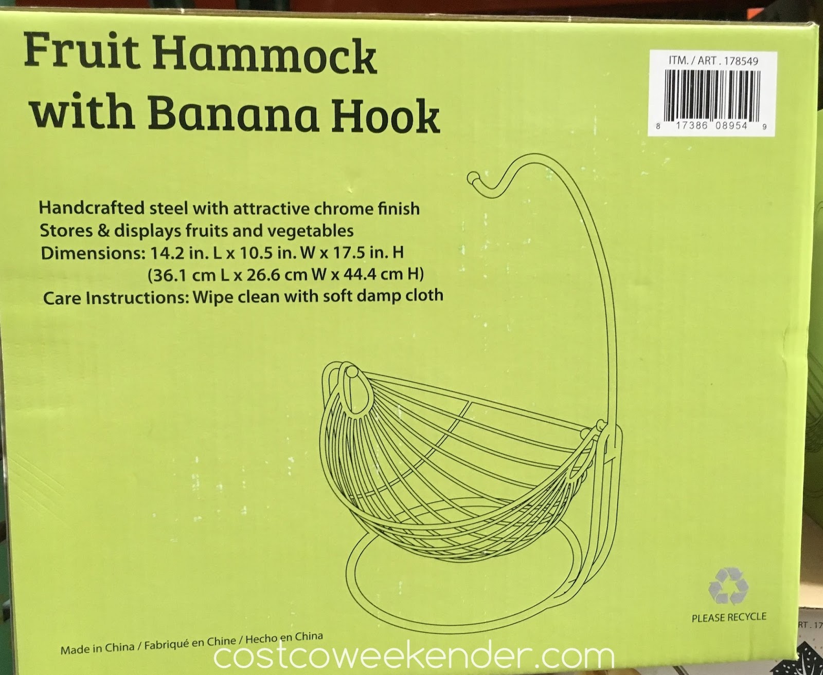 Mesa Fruit Hammock With Banana Hook | Costco Weekender Mesa Fruit Hammock With Banana Hook | Costco Weekender