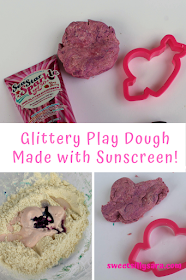 homemade scented glitter play doh