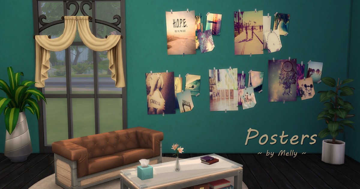 Sims 4 CC's The Best Poster by Melly