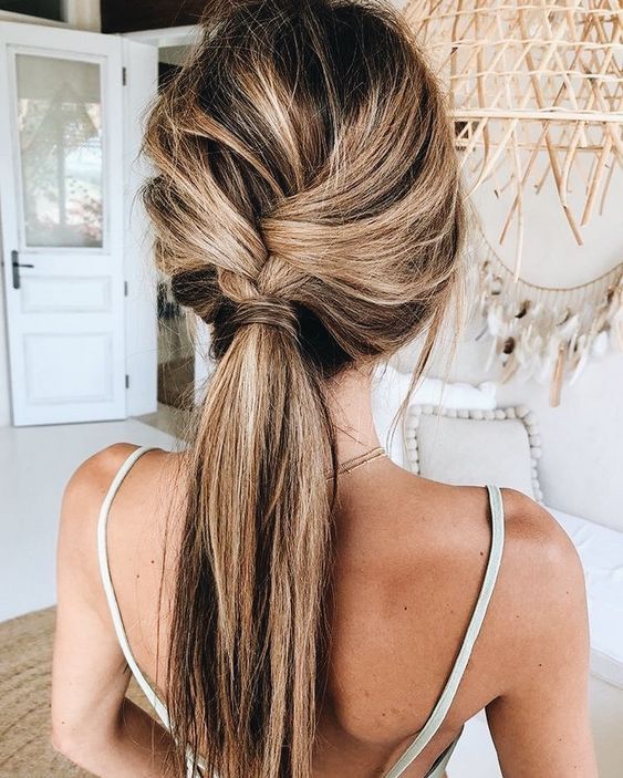 simple braid hairstyle idea for this summer