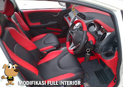modifikasi jok interior jazz honda kulit dashboard mobil ide motor jakarta via