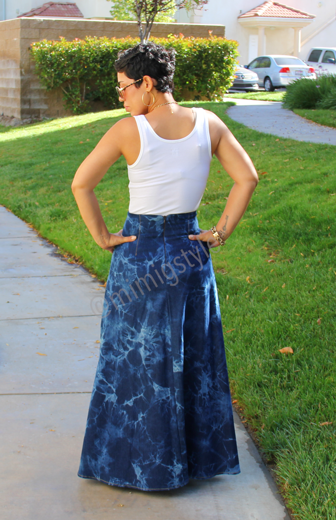 Casual Monday: #DIY Tie Dye Maxi Skirt + Tank |Fashion, Lifestyle, and DIY