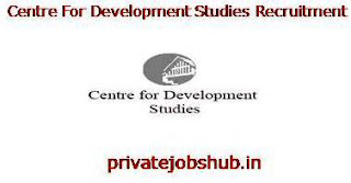 Centre For Development Studies Recruitment Centre For Development Studies Recruitment