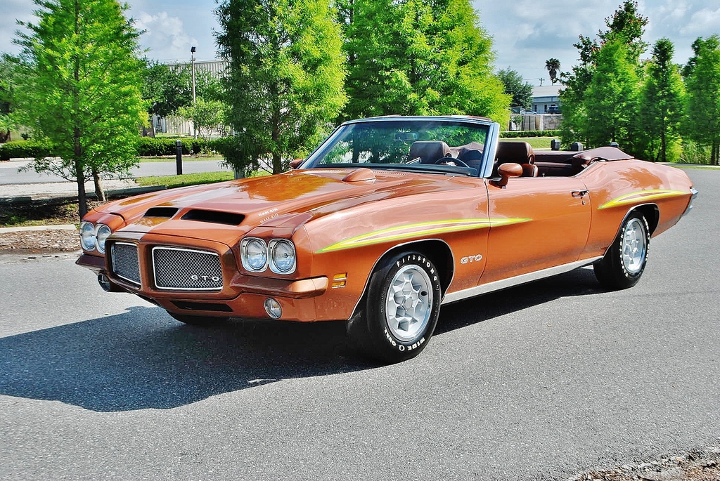 All American Classic Cars: 1971 Pontiac GTO 2-Door Convertible
