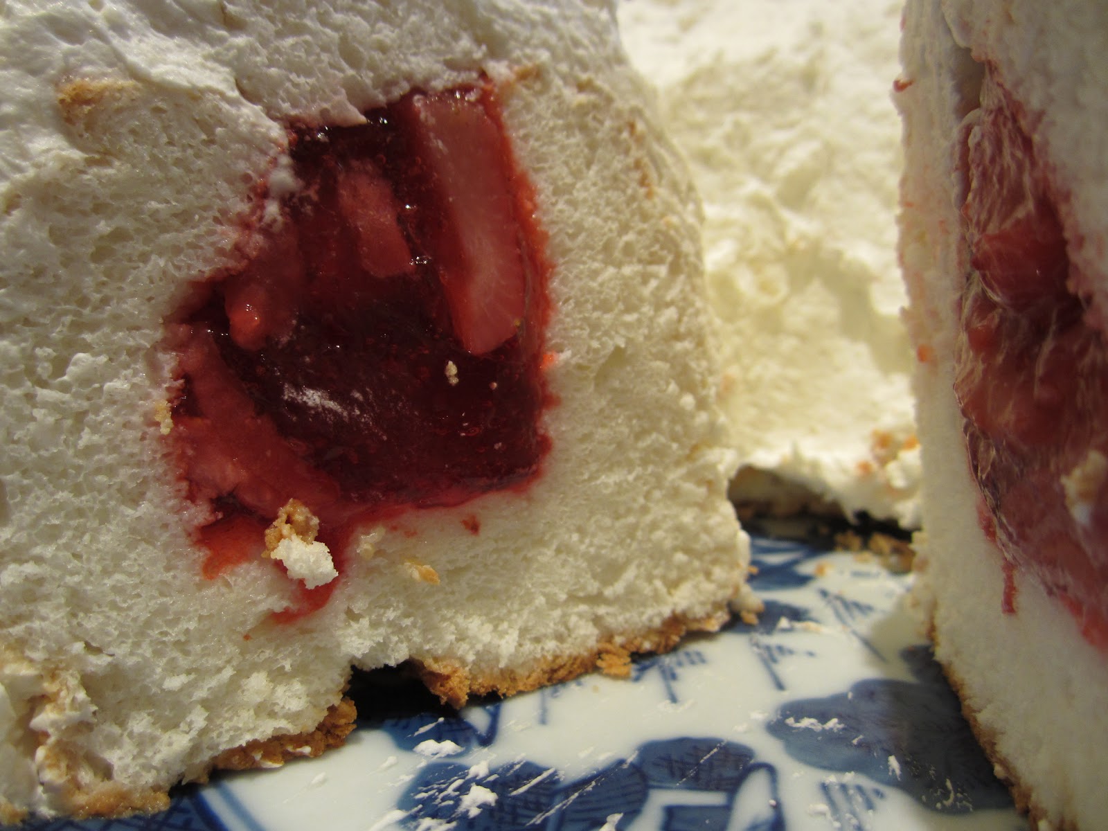 Cooking Through the Clippings Fruit Filled Angel Food Cake