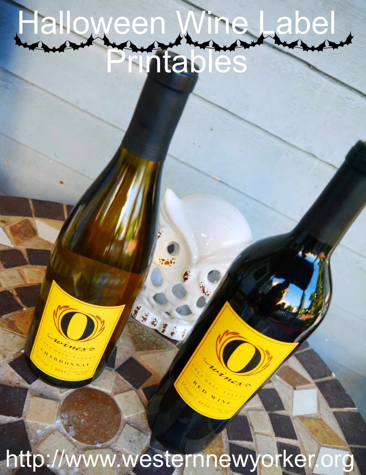 Halloween Wine Labels &amp; FREE Printable | The Western New Yorker