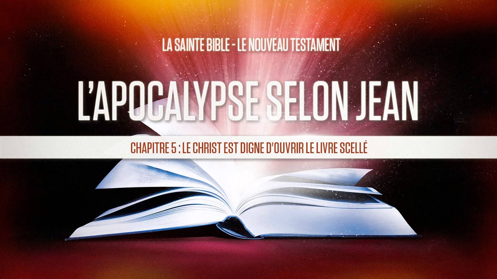 W.K.P Apocalypse de Jean chapitre par chapitre