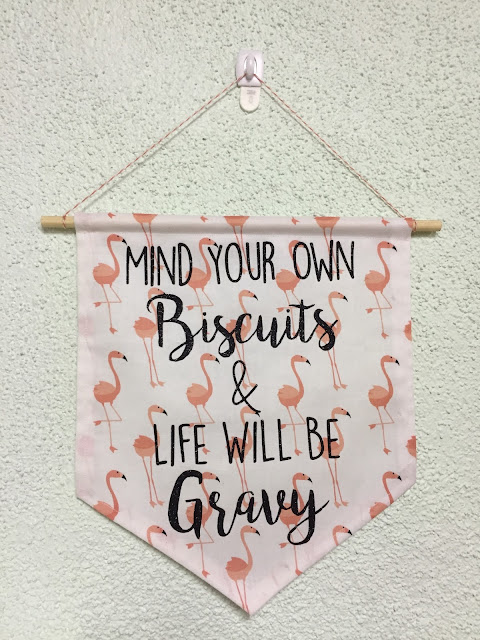 Learn how to create your own DIY Hanging Wall Banner with your Cricut!