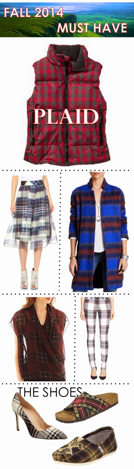 Fall Fashion 2014 Must Have: PLAID on thewellset.com