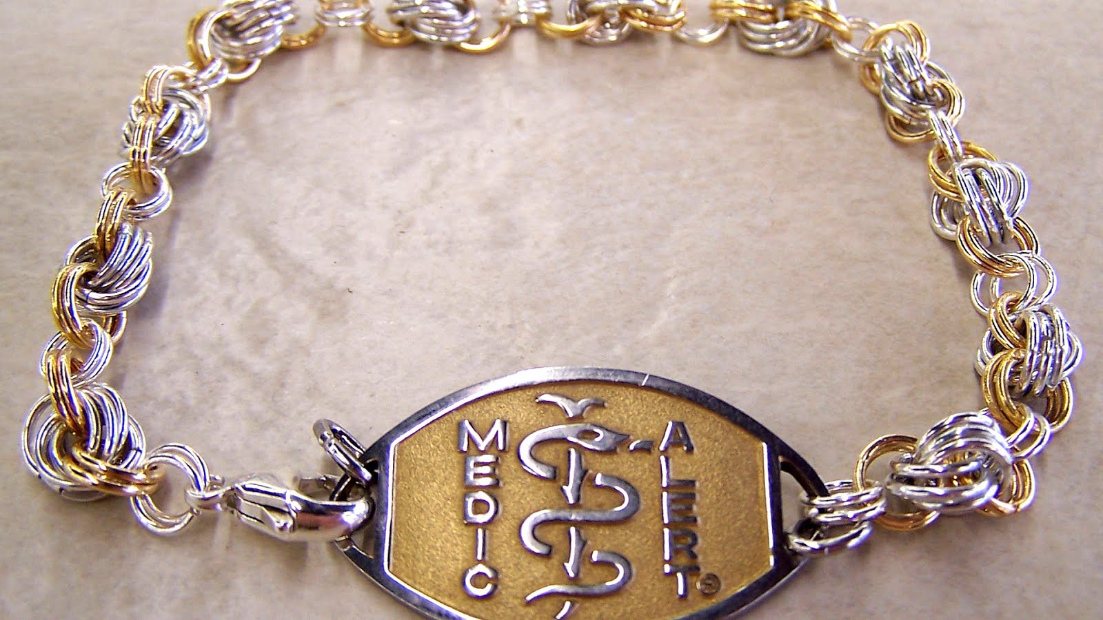 Gold Medical Alert Bracelet Gold Choices