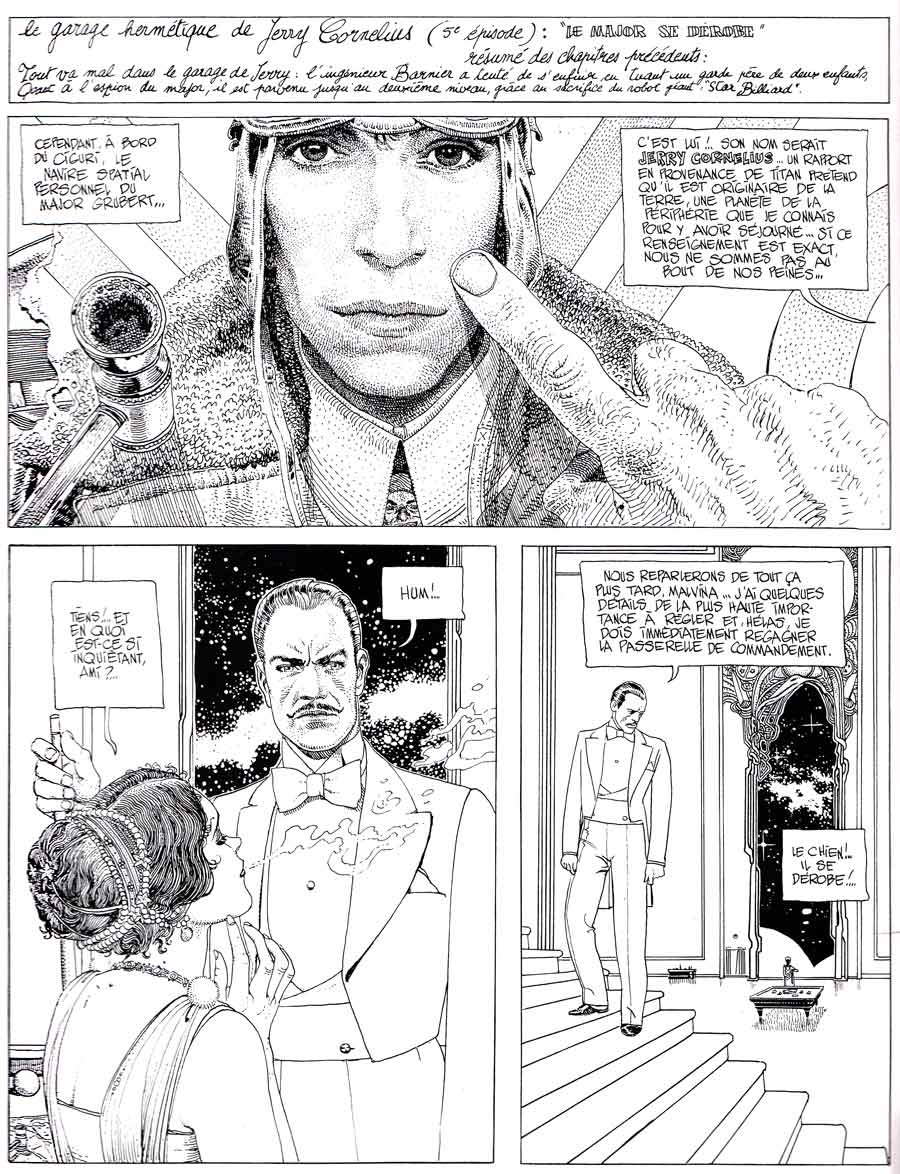 the hunting of the snark: Moebius & The Airtight Garage: No. 4 … Ink  lightly into that dark night