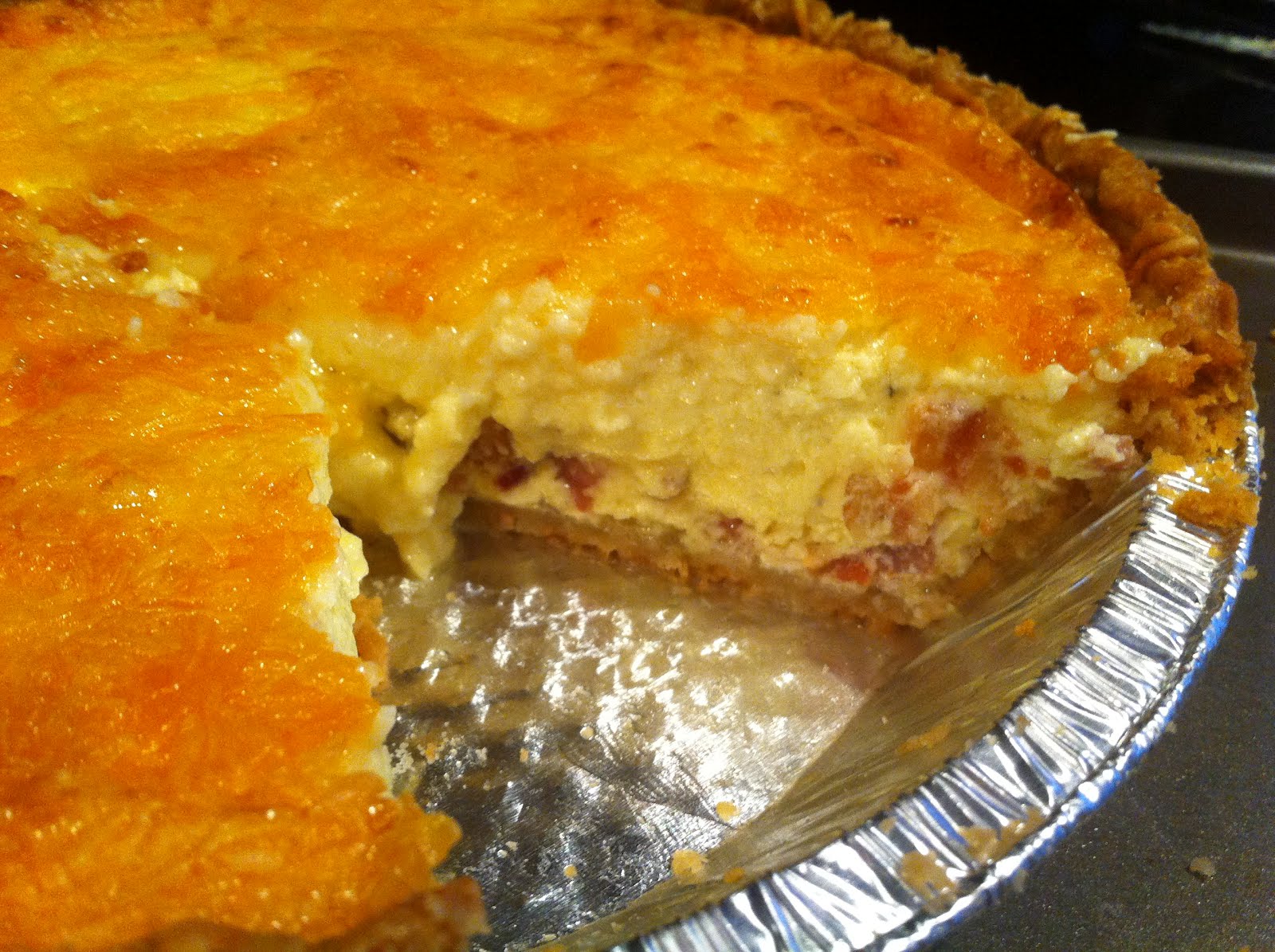 Leave It To Mommy Cheese & Bacon Quiche
