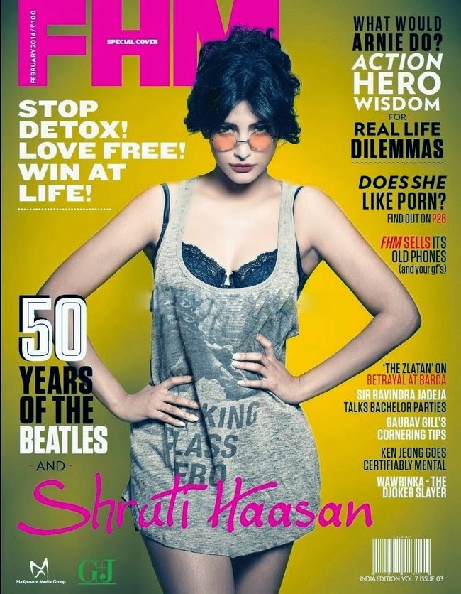 Shruti Hassan S Magazine Cover Pics Filmy Trend