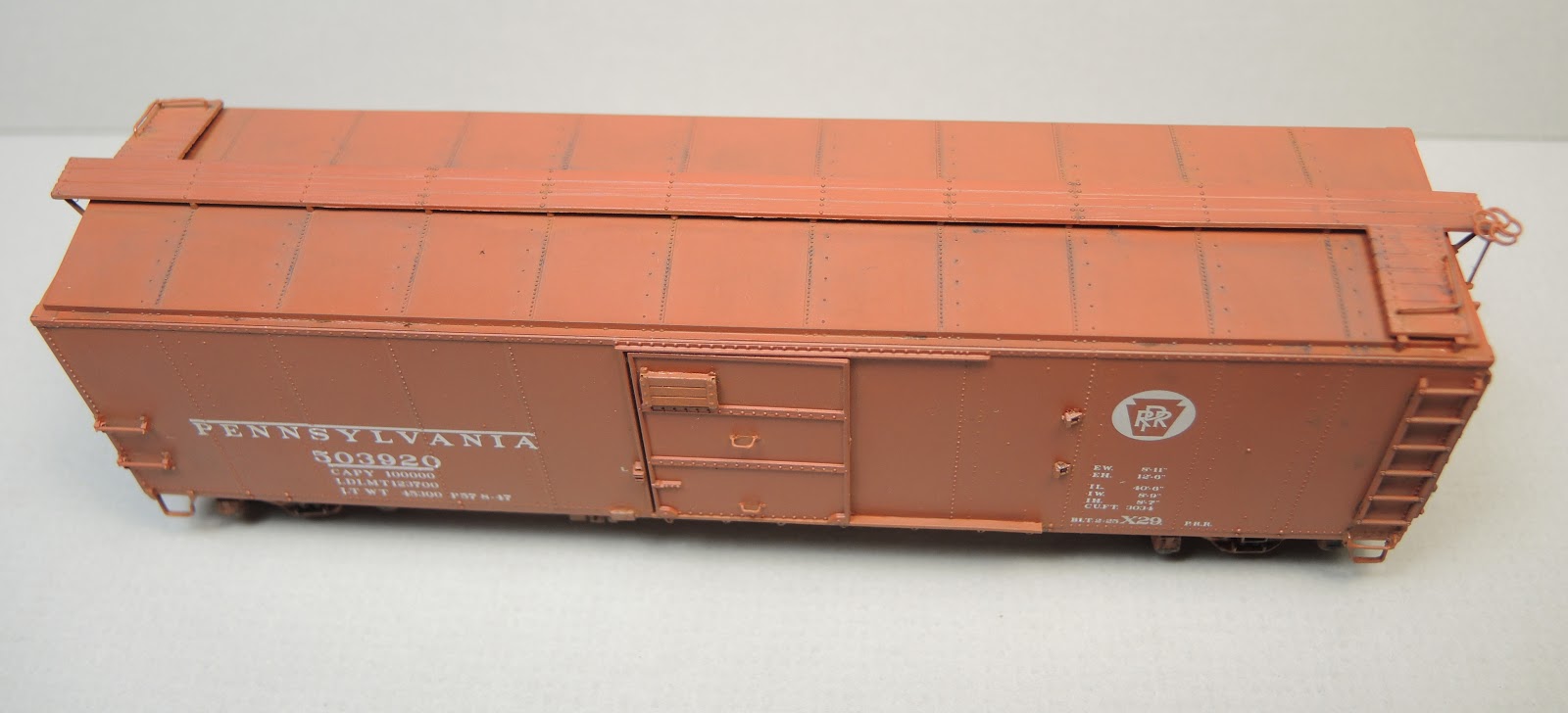 Minneapolis & Northland Railroad Company Modeling Pennsylvania X29 Design Box Cars 503920 and