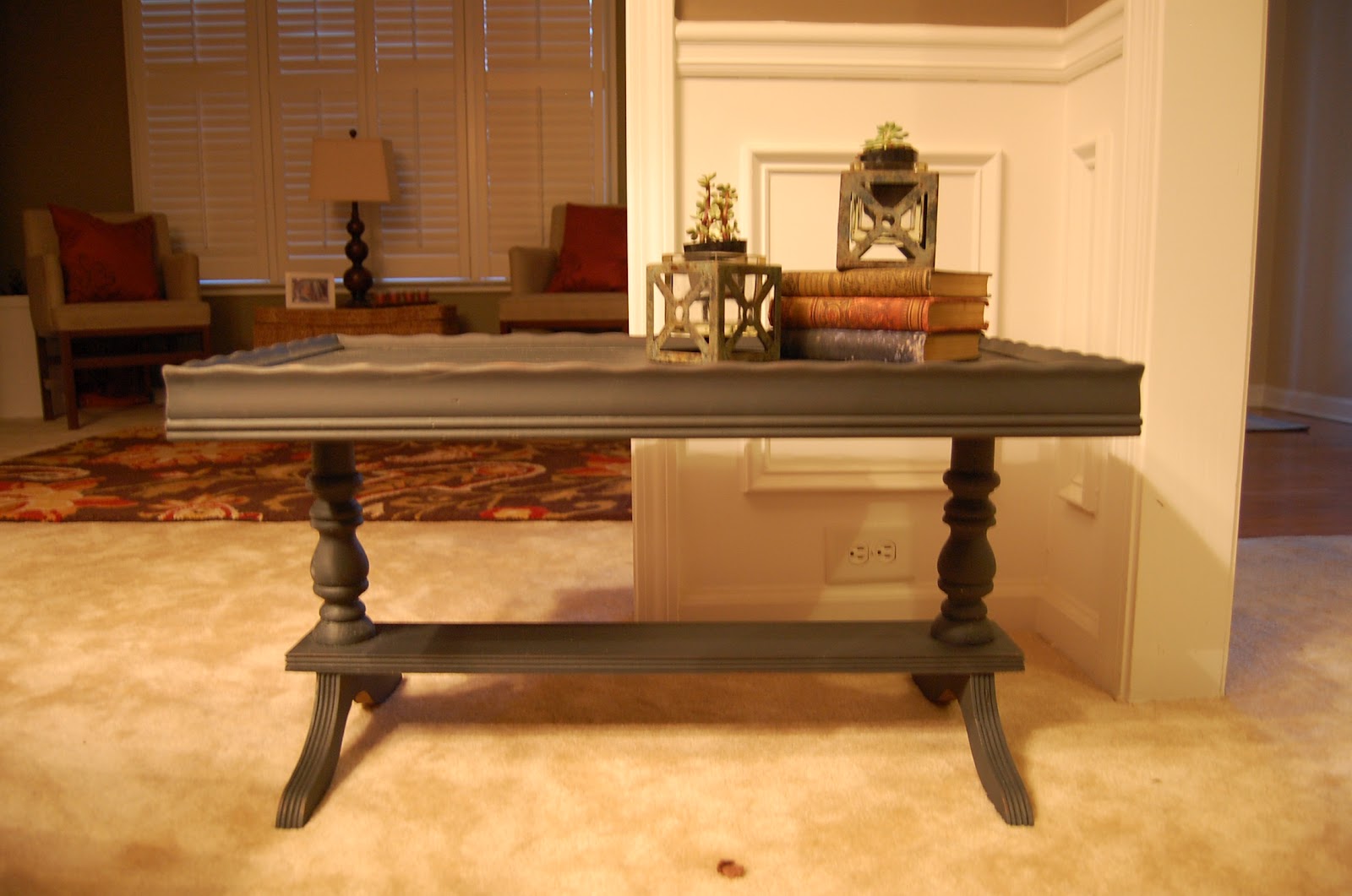 Hanna•made Black Antique Coffee Table SOLD