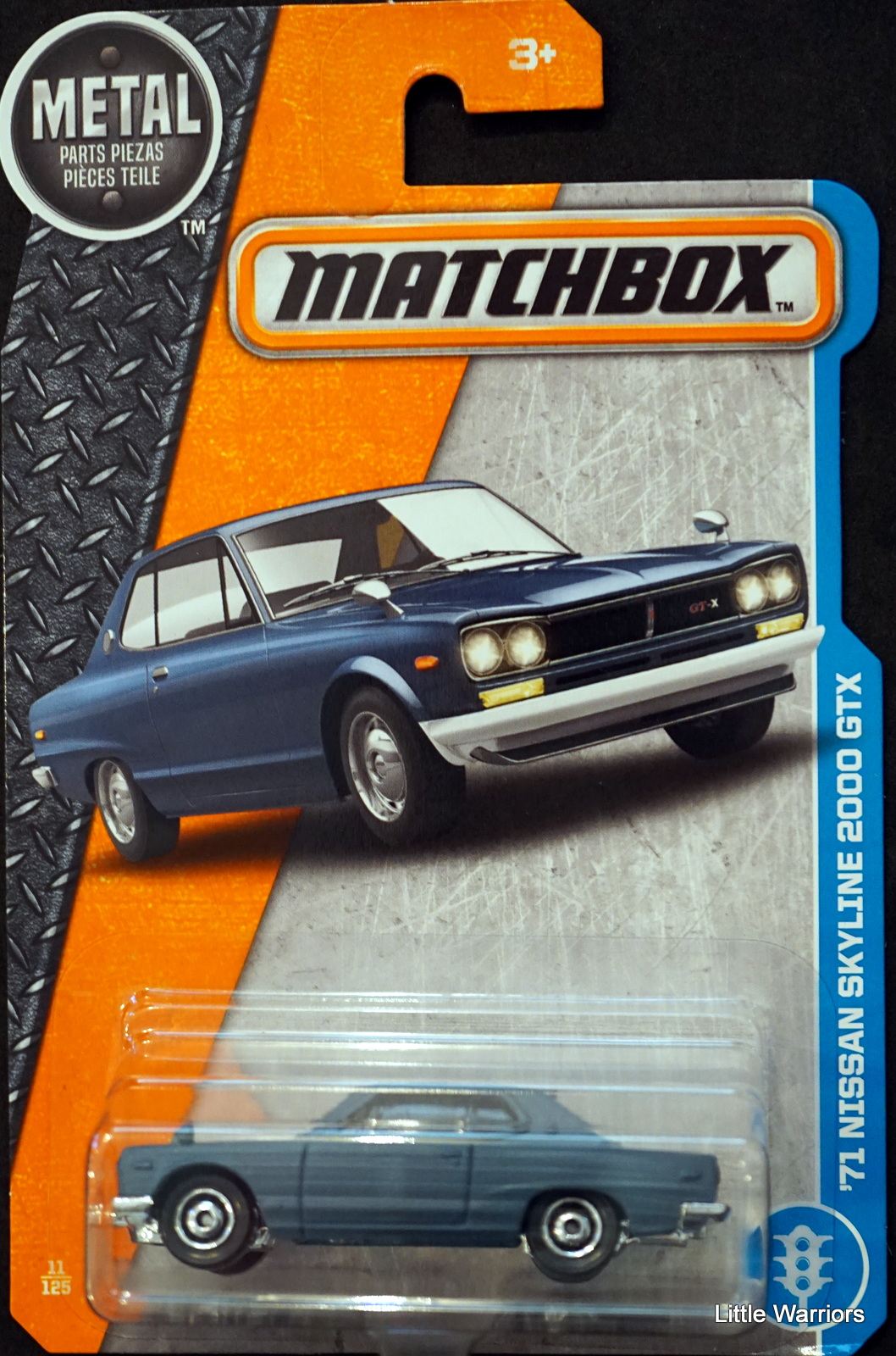 Little Warriors Matchbox 1971 Nissan Skyline 2000 GTX (MB1022)