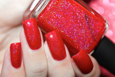 Swatch of the nail polish "February 2015" from Enchanted Polish