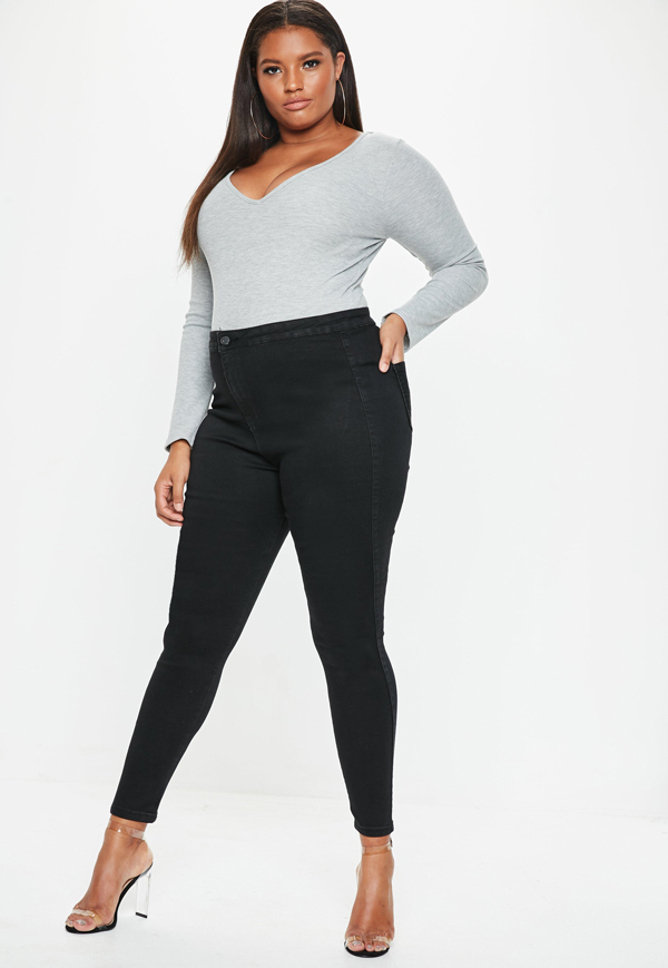 Pantalon De Vestir Tiro Alto Gorditas Pantalones Negros Para