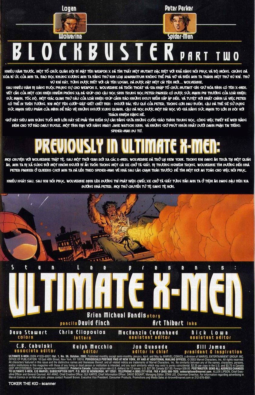 Ultimate X - men chap 36