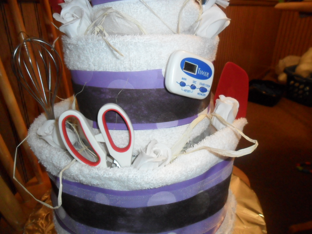 Domestic Randomness: DIY Towel Cake Tutorial